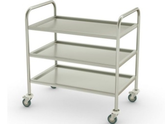 Тележка сервировочная Атеси ТС-3-Э в ШефСтор (chefstore.ru)